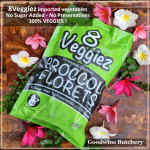 8Veggiez frozen vegetable IQF BROCCOLI FLORETS 500g 8 Veggiez (new packaging)